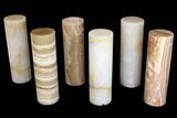 Lot: Onyx Cylinder Lamps - - Morocco #138055-1